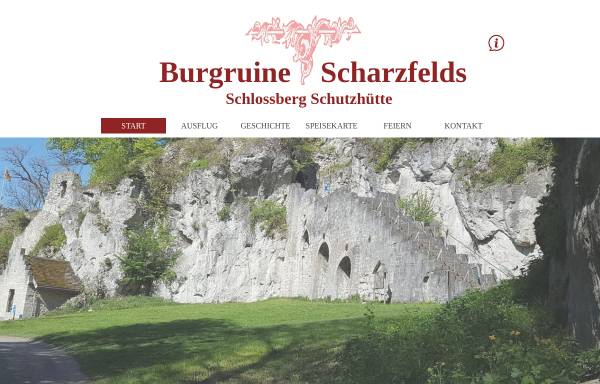 Vorschau von www.burgruine-scharzfels.de, Burgruine Scharzfels - Annett Illert