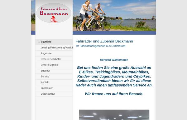 Vorschau von www.fahrrad-beckmann.de, Fahrrad-Beckmann