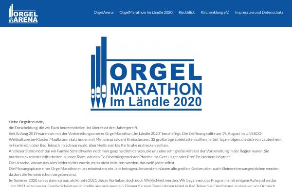 Vorschau von www.orgelarena.de, OrgelArena