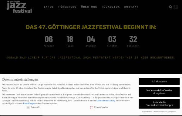 Vorschau von www.jazzfestival-goettingen.de, Jazzfestival Göttingen