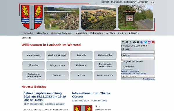 Vorschau von www.laubach-werra.de, Laubach