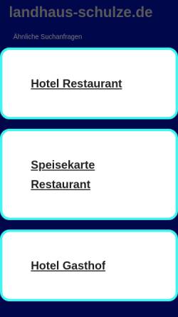 Hotel und Restaurant Landhaus Schulze