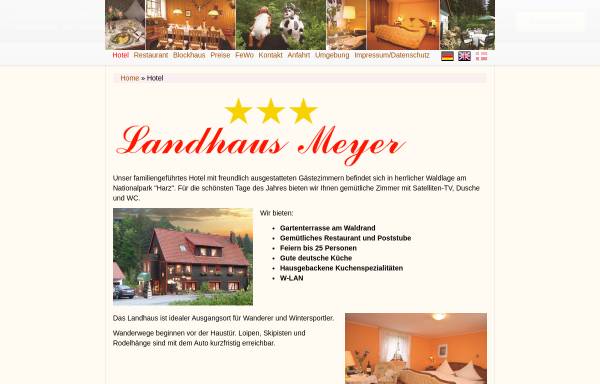 Vorschau von www.hotel-landhaus-meyer.de, Landhaus Meyer