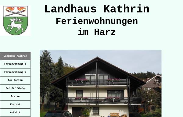 Vorschau von www.landhauskathrin.de, Landhaus Kathrin - Kai Richter