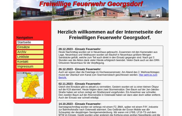 Vorschau von www.feuerwehr-georgsdorf.de, Feuerwehr Georgsdorf