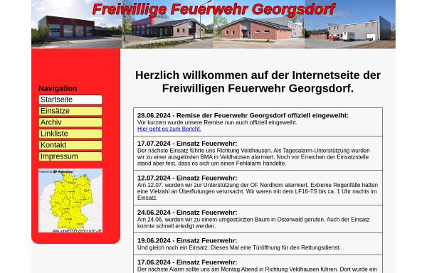 Vorschau von www.feuerwehr-georgsdorf.de, Feuerwehr Georgsdorf