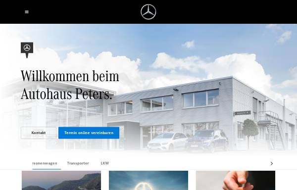 Vorschau von www.mercedes-benz-peters.de, Autohaus Peters GmbH