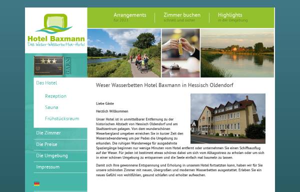 Weser Wasserbetten Hotel Baxmann - Stay4Now UG