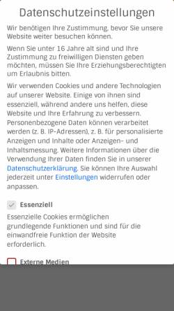 Vorschau der mobilen Webseite cybercore.de, Cybercore - Andeas Bufe Hameln