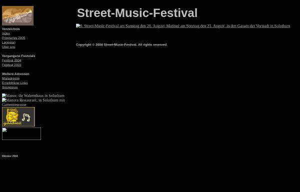 Vorschau von www.street-music-festival.ch, Street-Music-Festival Solothurn