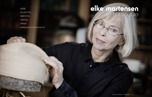 Vorschau von www.elke-martensen.de, Hutmacherin Elke Martensen