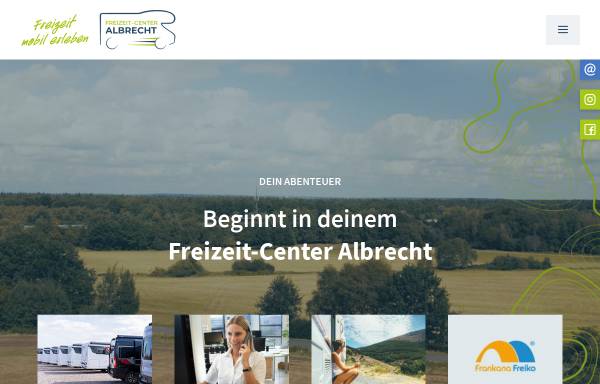 Vorschau von freizeit-mobil-erleben.de, Freizeit-Center Albrecht GmbH & Co. KG