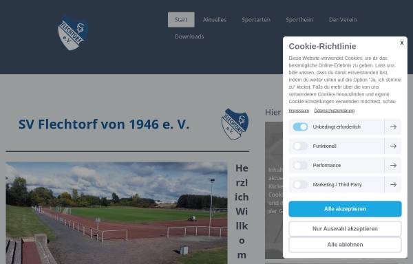 Vorschau von sv-flechtorf.eu, Sportverein Flechtorf e.V.