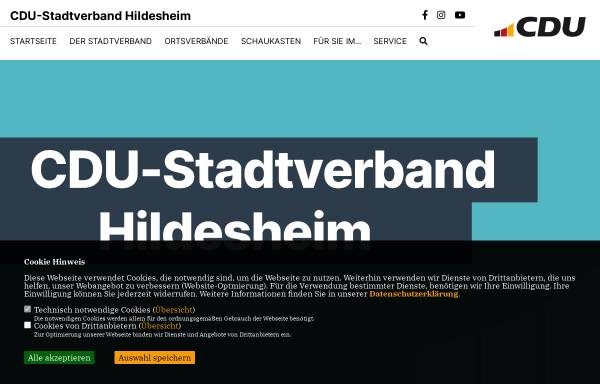 Vorschau von www.cdu-hildesheim.de, CDU Stadtverband Hildesheim