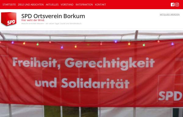 Vorschau von www.spd-borkum.de, SPD Ortsverein Borkum