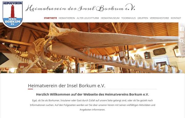 Vorschau von www.heimatverein-borkum.de, Heimatverein Borkum e.V.
