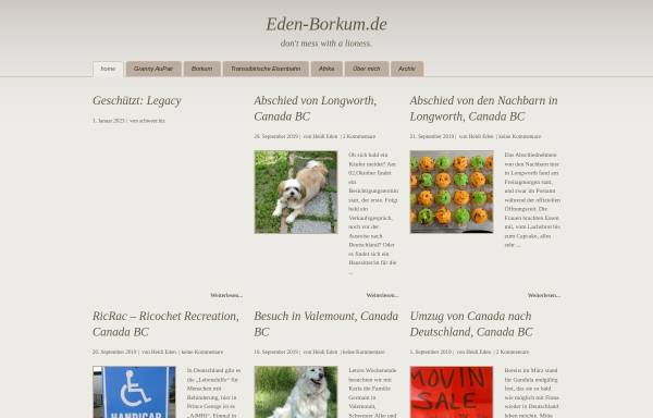 Vorschau von www.eden-borkum.de, Eden-Borkum.de