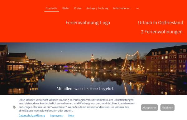Vorschau von www.ferienwohnung-loga.de, Ferienwohnung-Loga Lindemann