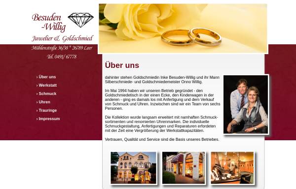 Vorschau von www.juwelier-besuden-willig.de, Juwelier Besuden-Willig