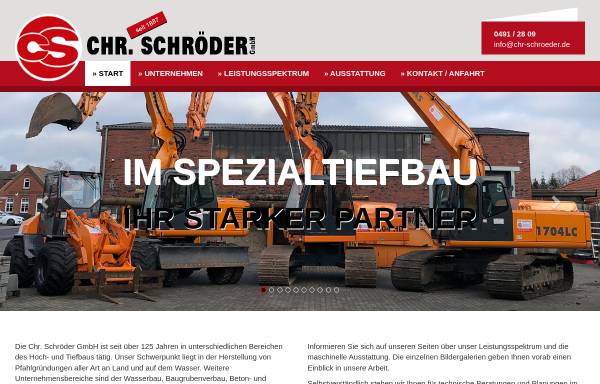 Vorschau von www.chr-schroeder.de, Chr. Schröder GmbH