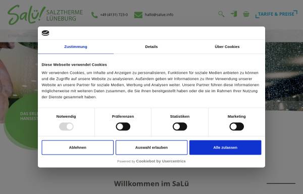 Vorschau von www.salue.info, Salü - Salztherme