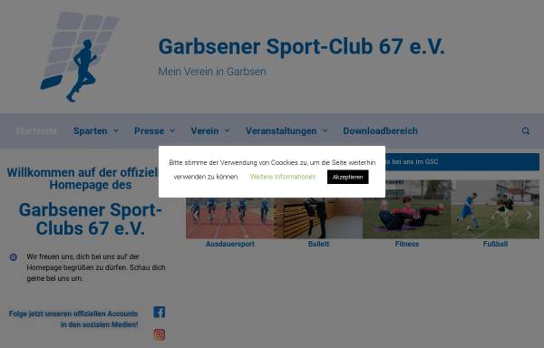 Vorschau von www.gsc-garbsen.de, Garbsener Sport-Club 67 e. V.