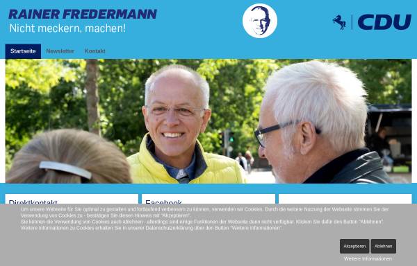 Vorschau von www.rainer-fredermann.de, Rainer Fredermann