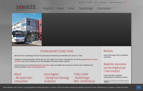 Vorschau von www.schultz-gmbh.de, Schultz GmbH