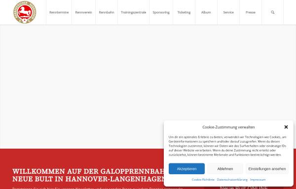Vorschau von www.neuebult.de, Neue Bult - Hannoverscher Rennverein