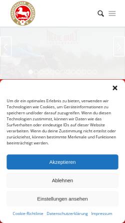 Vorschau der mobilen Webseite www.neuebult.de, Neue Bult - Hannoverscher Rennverein