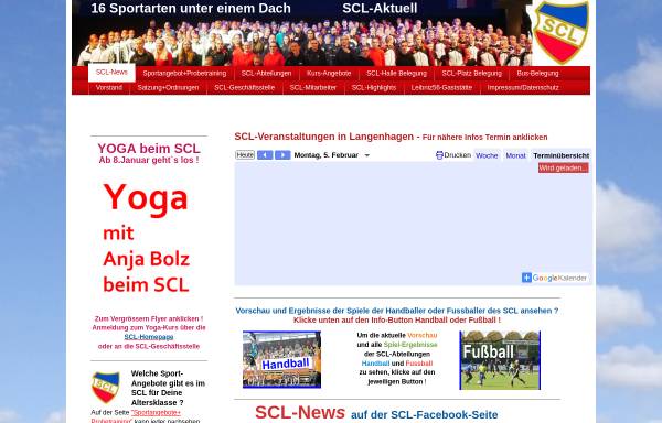 Vorschau von www.scl-aktuell.de, Razorbacks Langenhagen im Sport-Club-Langenhagen e.V.