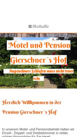 Vorschau der mobilen Webseite www.gierschner.com, Gierschners Hof