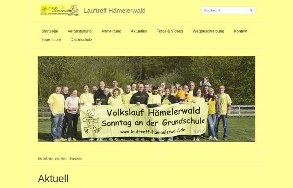 Vorschau von www.lauftreff-haemelerwald.de, Lauftreff Hämelerwald