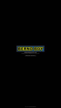 Vorschau der mobilen Webseite www.bernd-boy.de, Boma Music Künstleragentur - Inh. Bernd Boy