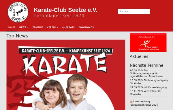 Vorschau von www.karate-club-seelze.de, Karate - Club Seelze e.V.