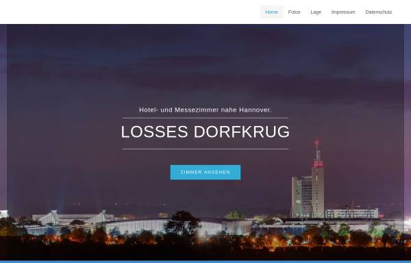 Vorschau von www.losses-dorfkrug.de, Losse´s Dorfkrug - Inh. Wolfgang Losse