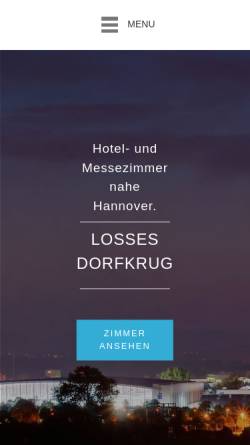 Vorschau der mobilen Webseite www.losses-dorfkrug.de, Losse´s Dorfkrug - Inh. Wolfgang Losse