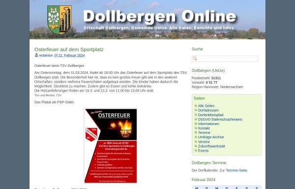Vorschau von www.dollbergen.de, Dollbergen Online - Ortsrat Dollbergen
