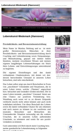 Vorschau der mobilen Webseite www.lebenskunst-wedemark.de, Lebenskunst-Wedemark