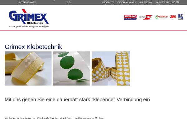 Vorschau von www.grimex.de, Grimex Klebetechnik GmbH