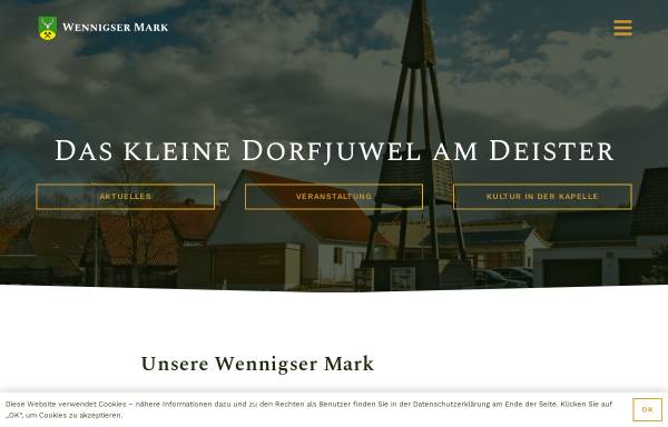 Vorschau von www.wennigser-mark.de, Wennigser Mark