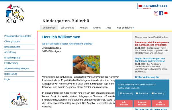 Vorschau von www.kita-bullerbue.de, Kindergarten Bullerbü
