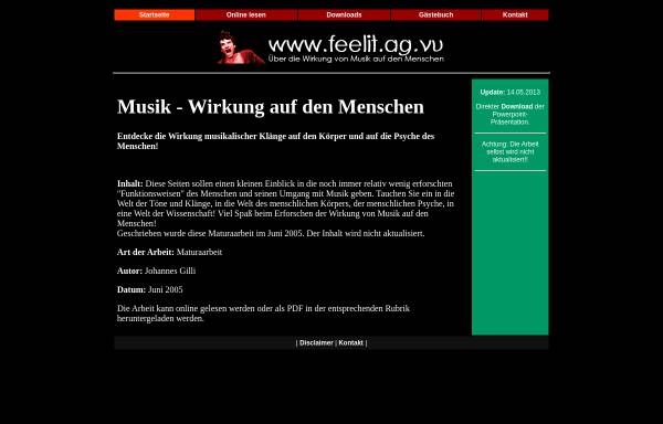 Vorschau von www.feelit.ag.vu, Feel it!