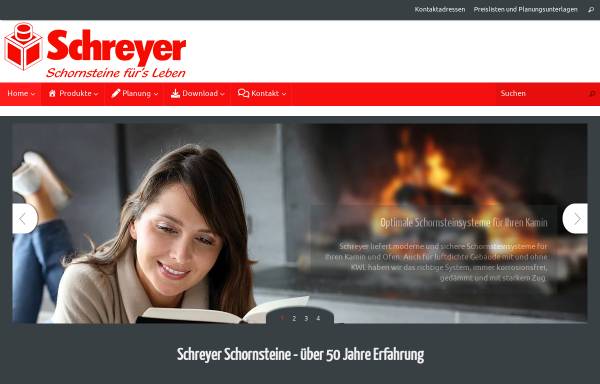 Vorschau von www.schreyer-schornstein.de, Schornsteinwerk Schreyer GmbH