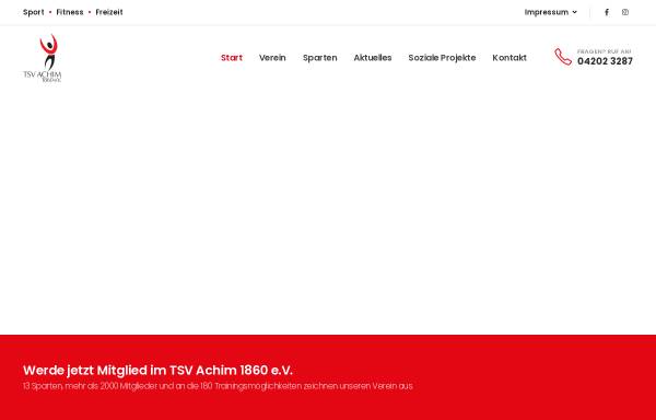 Vorschau von www.tsv-achim.de, TSV Achim