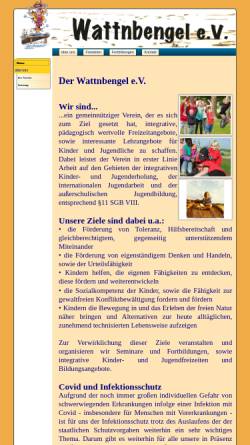 Vorschau der mobilen Webseite www.wattnbengel.de, Wattnbengel e.V.