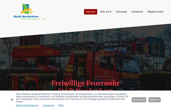 Vorschau von www.feuerwehr-nordenham.de, Freiwillige Feuerwehr Nordenham