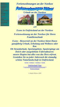 Vorschau der mobilen Webseite www.ferienwohnung-hoefner.de, Ferienwohnung Nordsee