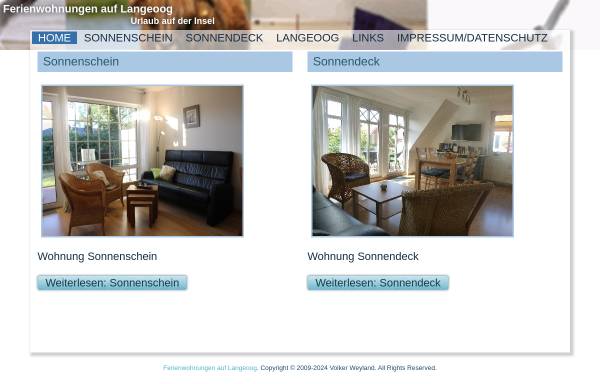 Vorschau von www.vogtpad.info, Ferienwohnungen auf Langeoog