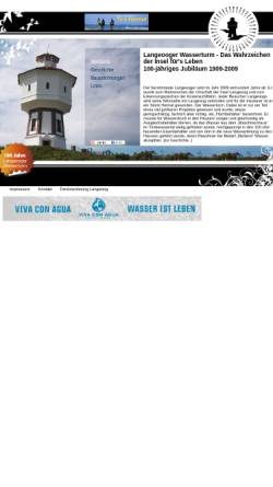 Vorschau der mobilen Webseite www.langeooger-wasserturm.de, Langeooger Wasserturm